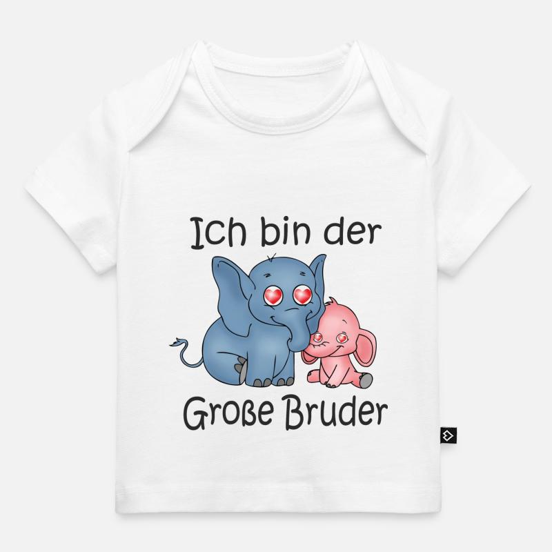 Ich Bin Der Große Bruder - Baby Premium Organic T-Shirt - Weiß