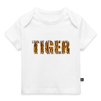 Conception de tigre - T-shirt Premium bébé bio - blanc - Devant