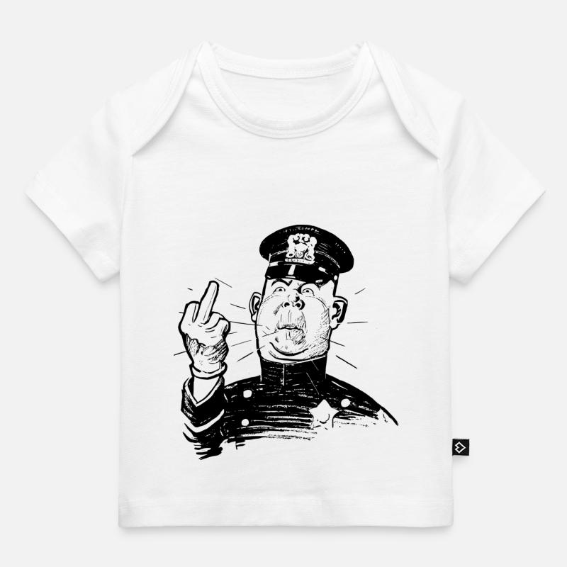 Police - T-shirt Premium bébé bio - blanc