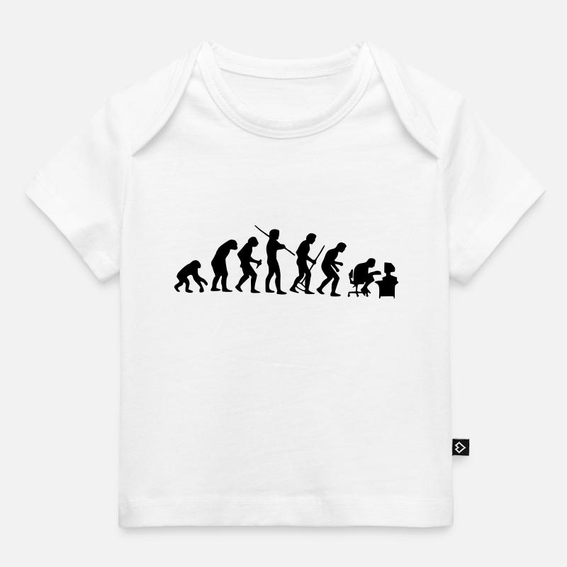 evolution - T-shirt Premium bébé bio - blanc