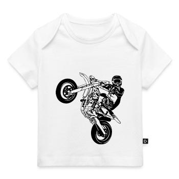 Supermoto - Baby Premium Organic T-Shirt - Weiß - Vorne
