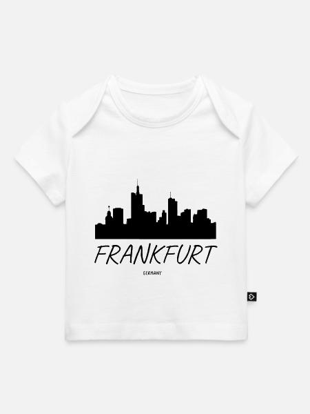 Frankfurt - Baby Premium Organic T-Shirt - Weiß