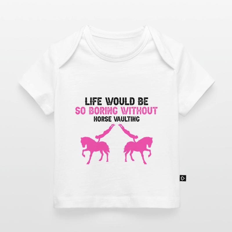 Conception de voûte et conception de chevaux de voûte T-shirt Premium bébé bio