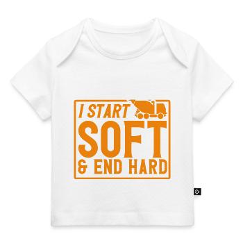 Cadeau de béton armé constructeur de béton de béton - T-shirt Premium bébé bio - blanc - Devant