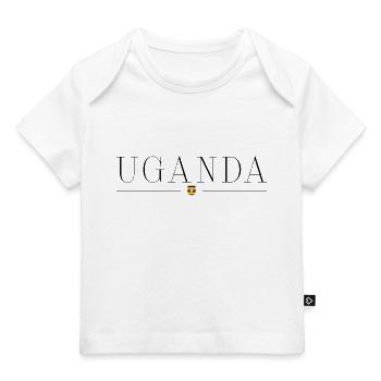 Uganda - Baby Premium Organic T-shirt - white - Front
