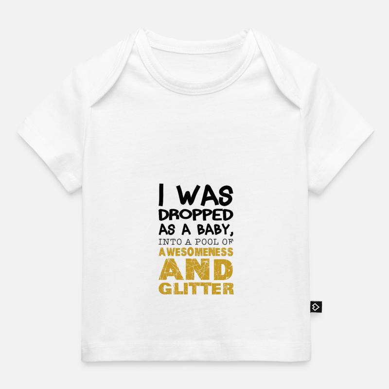Comme un bébé abandonné - T-shirt Premium bébé bio - blanc