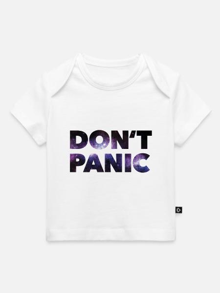 Don't Panic * - Baby Premium Organic T-Shirt - Weiß