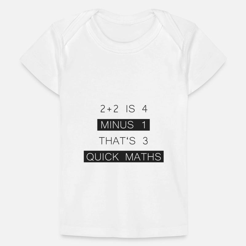 BigShaq "2 + 2 4 est de moins 1 Ce sont 3 QUICK MATHS" T-shirt Premium bébé bio