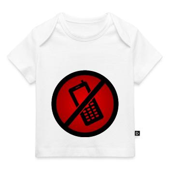 Forbidden phone :) - Baby Premium Organic T-shirt - white - Front