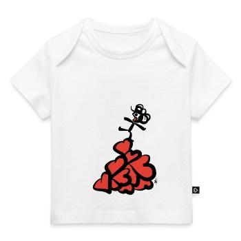 Kuoro de la pile - T-shirt Premium bébé bio - blanc - Devant