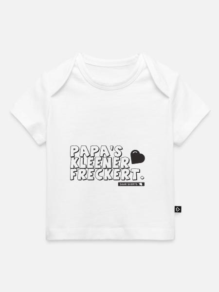 PAPAS KLEENER FRECKERT | SAARLAND | GESCHENKIDEE - Baby Premium Organic T-Shirt - Weiß