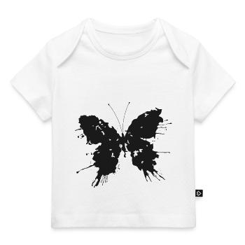 butterfly - Baby Premium Organic T-shirt - white - Front
