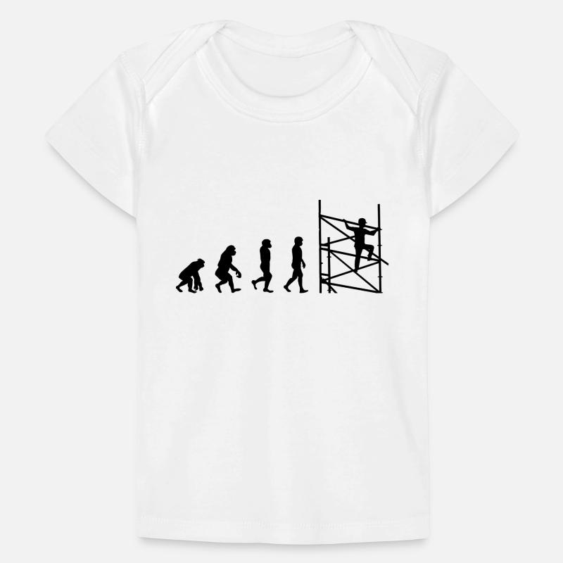 Échafaudage échafaudage Évolution de l’échafaudage T-shirt Premium bébé bio