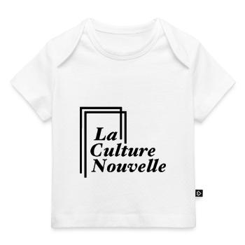 noir culture - T-shirt Premium bébé bio - blanc - Devant
