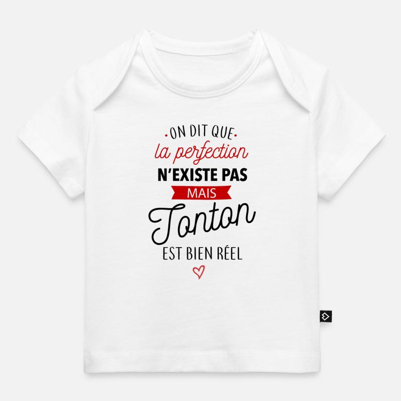 Perfection Tonton - T-shirt Premium bébé bio - blanc