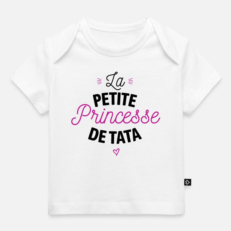 Princesse de tata - T-shirt Premium bébé bio - blanc