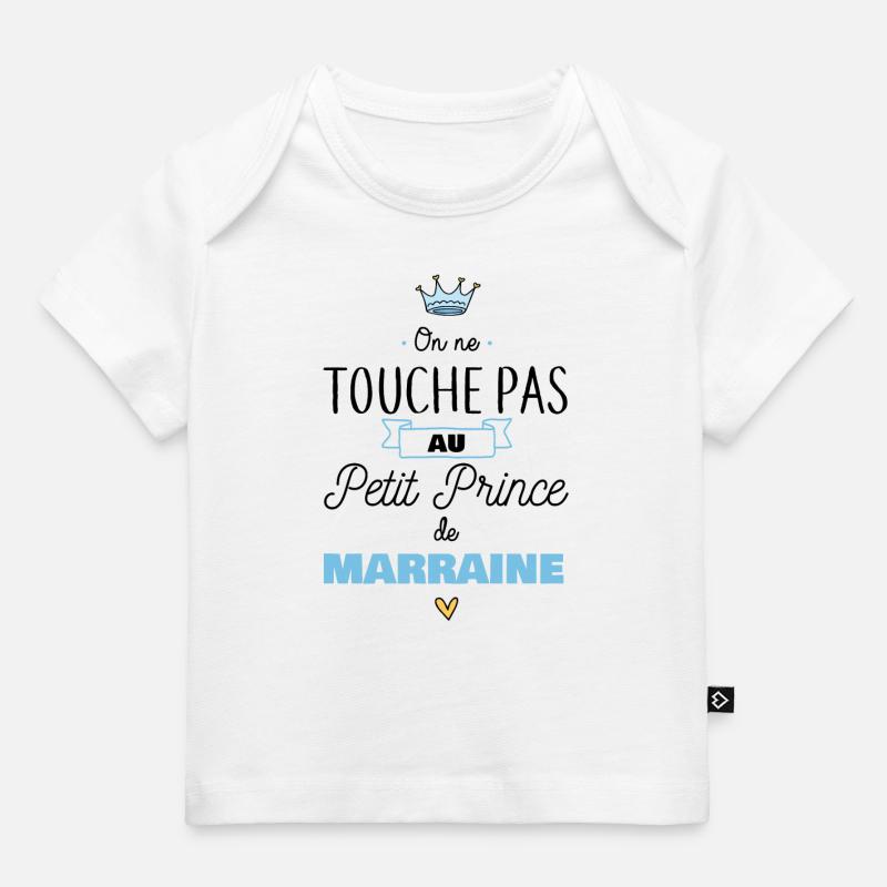 Petit prince de marraine - T-shirt Premium bébé bio - blanc