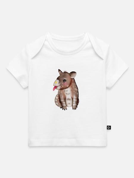 Tapir bebé - Camiseta Premium bebé orgánica - blanco