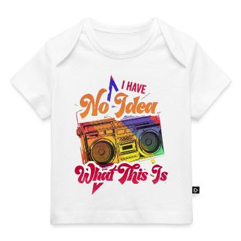 Music, Retro, Heavy Metal, Hard Rock, Punk, Vinyl, Pop - Baby Premium Organic T-shirt - white - Front