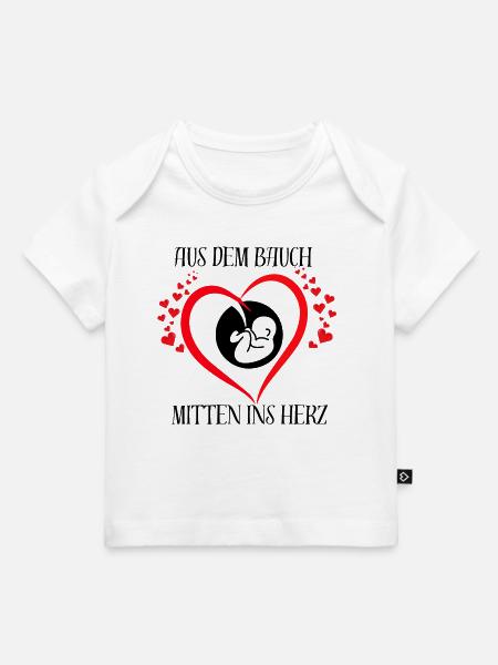 Aus dem Bauch - Baby Premium Organic T-Shirt - Weiß