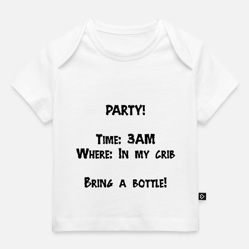 Party bébé - T-shirt Premium bébé bio - blanc