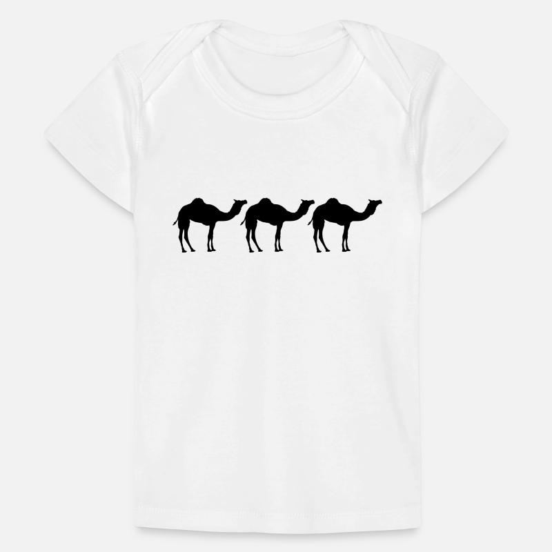 Camels Caravan Desert Three Black Cool Silhouette Baby Premium Organic T-shirt