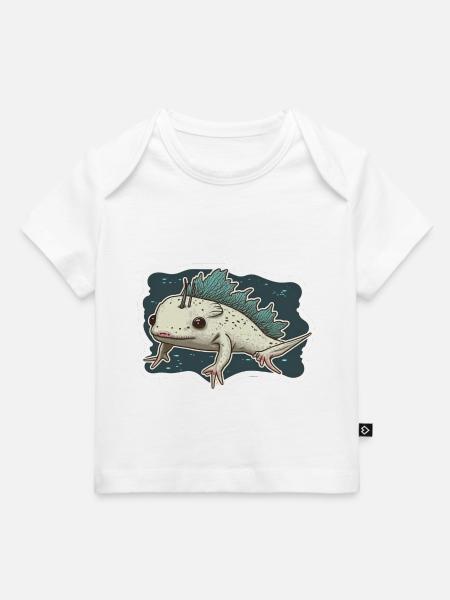 Axolotl - Baby Premium Organic T-Shirt - Weiß