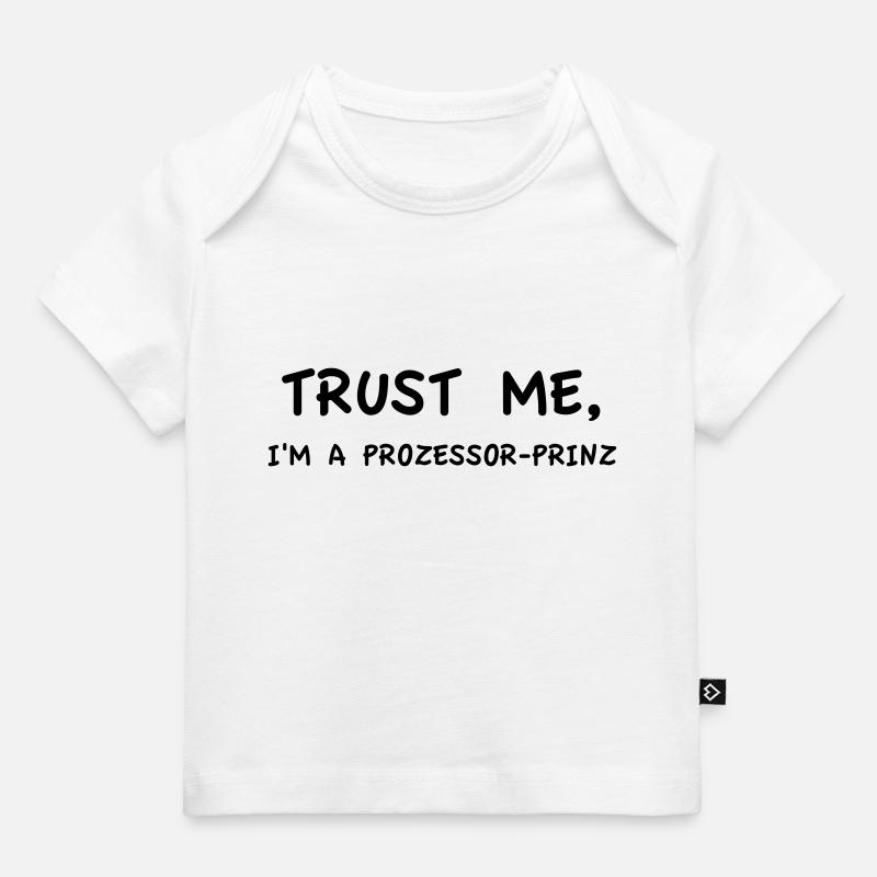 Croyez-moi, je suis un prince du processeur monochrome - T-shirt Premium bébé bio - blanc
