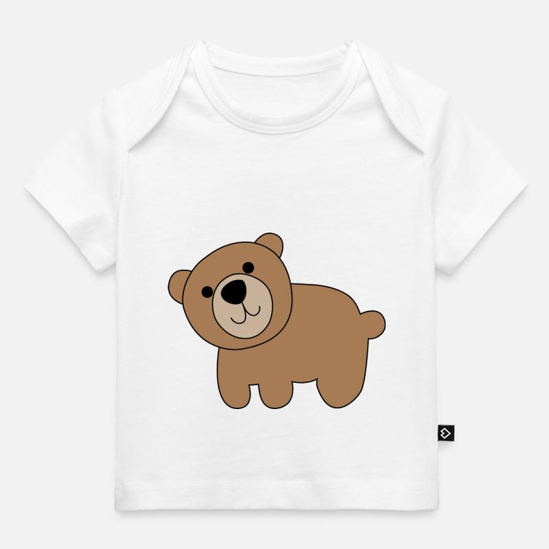 bear - Baby Premium Organic T-shirt - white