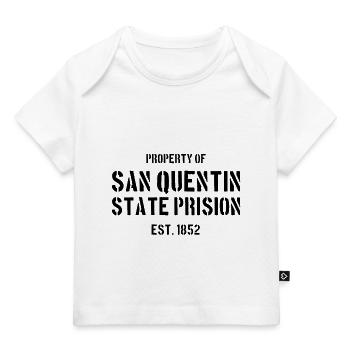 Property of San Quentin State Prison - EST. 1852 - Baby Premium Organic T-Shirt - Weiß - Vorne