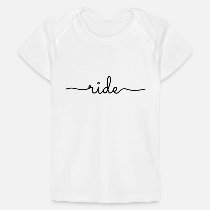Lettrage de trajet Typographie T-shirt Premium bébé bio
