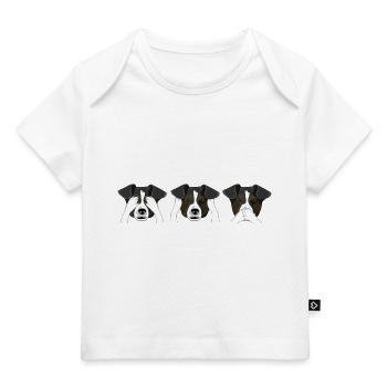 Dogs - T-shirt Premium bébé bio - blanc - Devant
