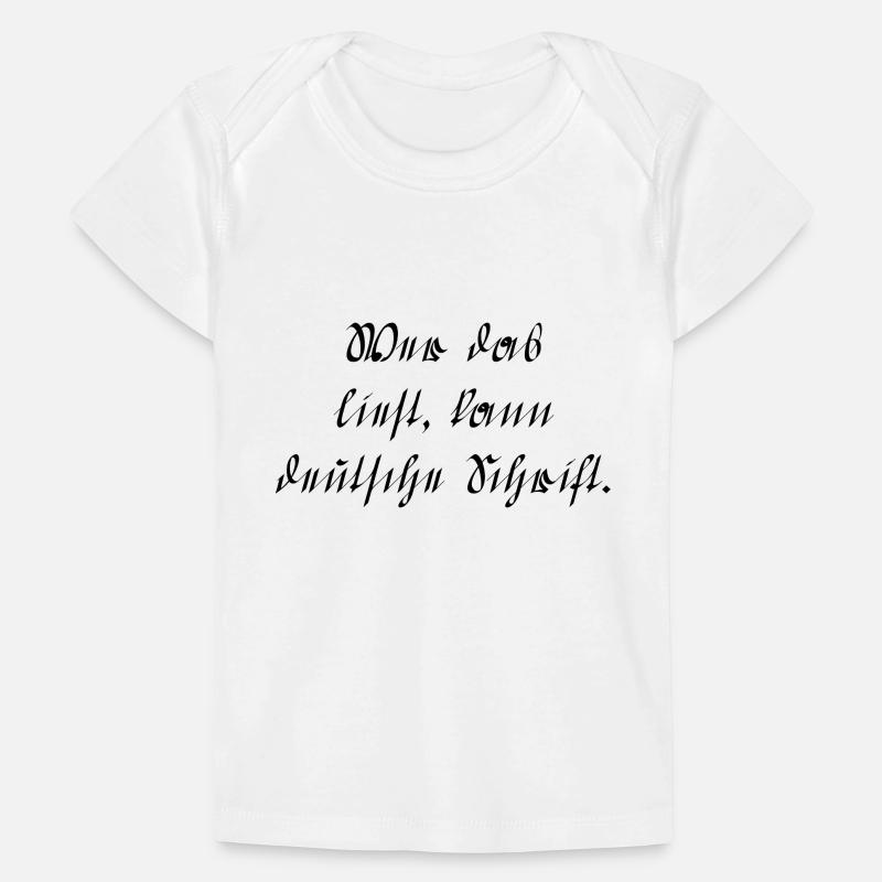 German writing Baby Premium Organic T-shirt