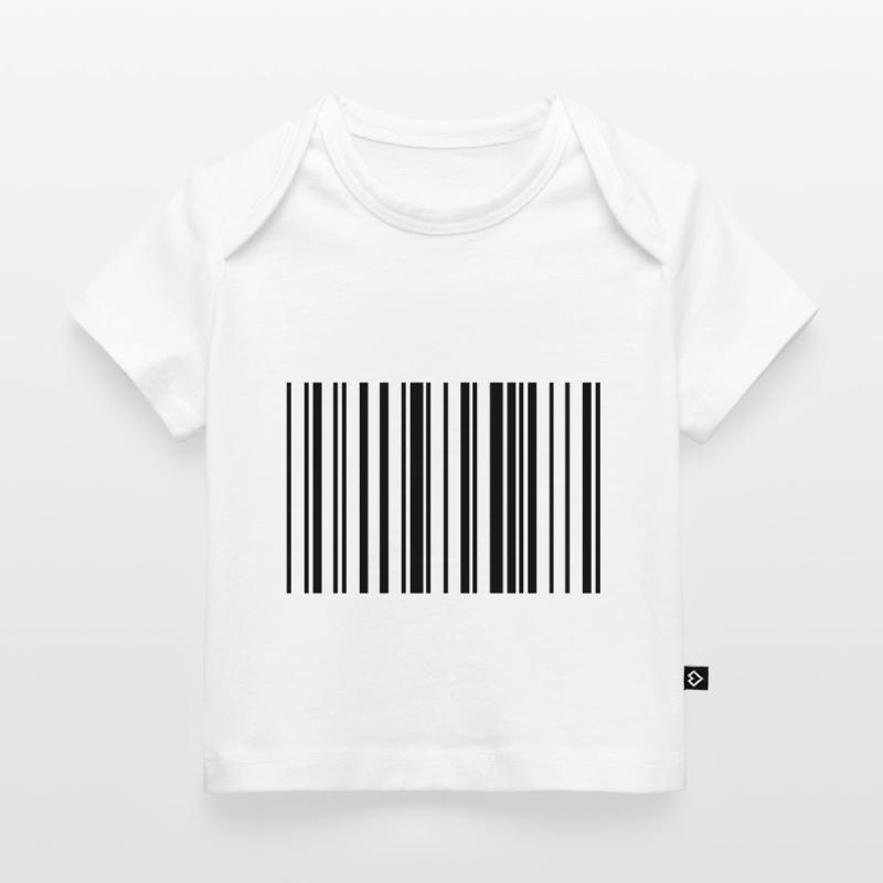Striped barcode code strip Baby Premium Organic T-shirt