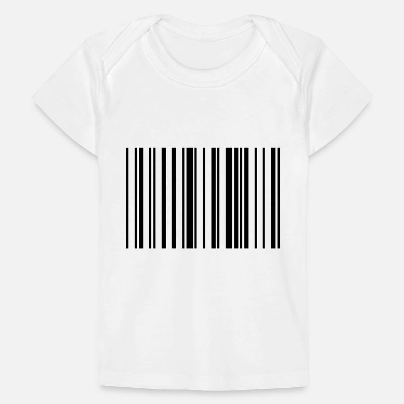 Striped barcode code strip Baby Premium Organic T-shirt