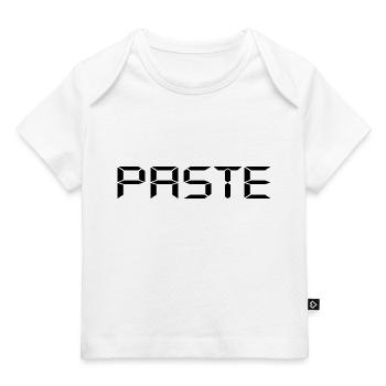 Paste - Copy and Paste - T-shirt Premium bébé bio - blanc - Devant