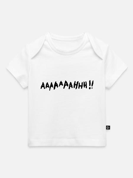 AAAAAAAAAHHH - Schreikrampf - Baby Premium Organic T-Shirt - Weiß
