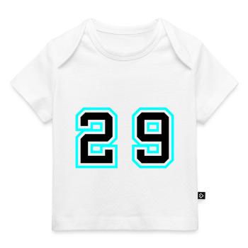 29 Zahl symbol - Baby Premium Organic T-Shirt - Weiß - Vorne