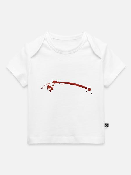 Blutspritzer - Baby Premium Organic T-Shirt - Weiß