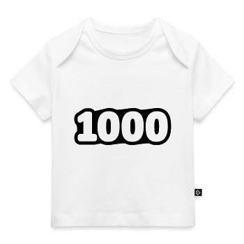 1000th / / Thousand / / Anniversary / / Birthday - Baby Premium Organic T-shirt - white - Front