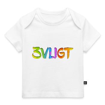 SMS chat langue fortifications anglais trois 3 trois - T-shirt Premium bébé bio - blanc - Devant