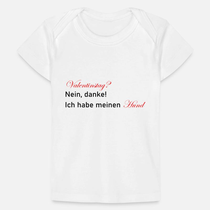 Valentinstag Hund Hündchen Geschenk Geschenkidee Baby Premium Organic T-Shirt