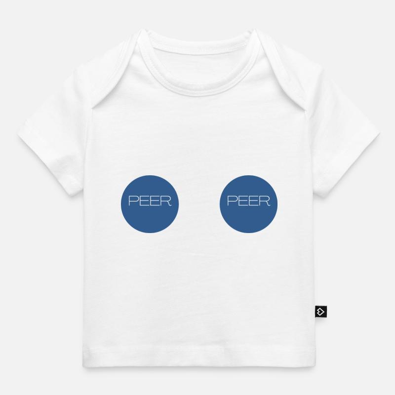 Peer to peer - T-shirt Premium bébé bio - blanc