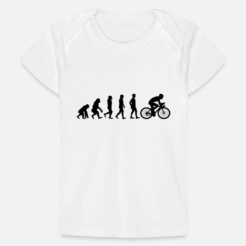 Fahrrad Evolution schwarz Baby Premium Organic T-Shirt