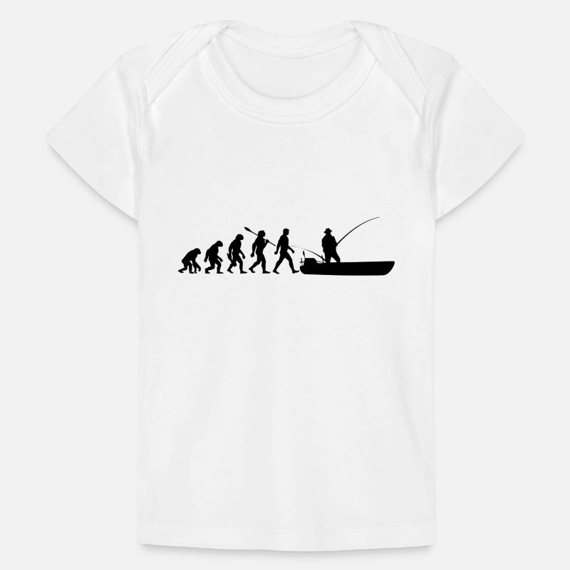 Evolution - Pêcheurs - Poissons - Pêche T-shirt Premium bébé bio