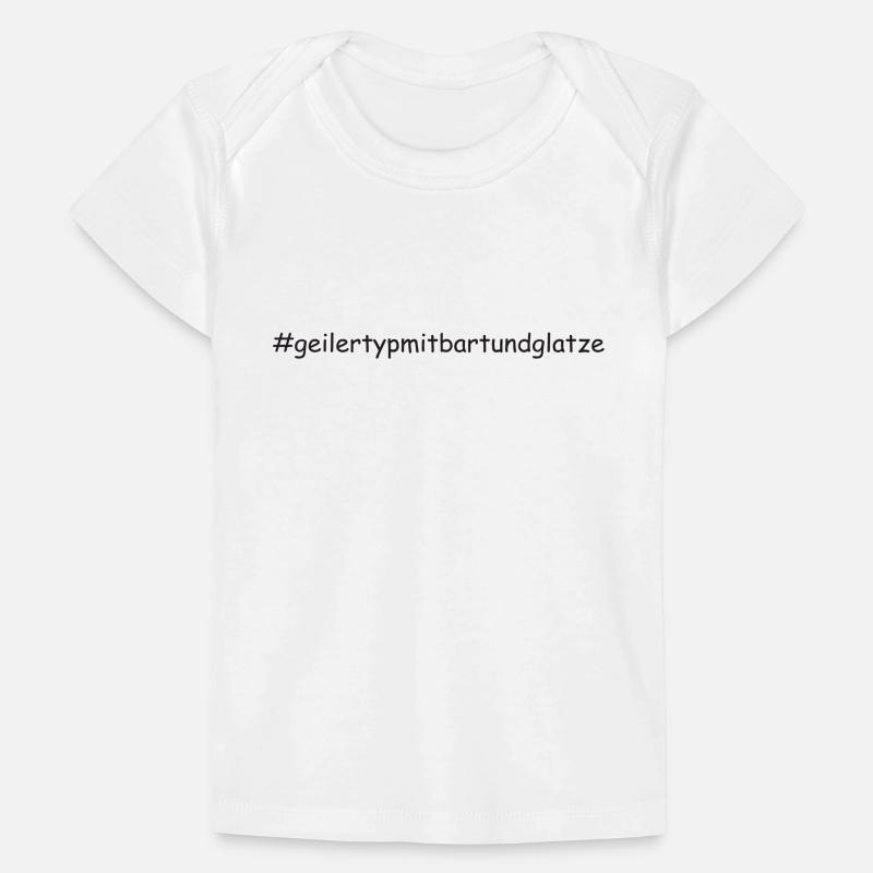 Geiler Typ Mit Bart & Glatze Glatzkopf Bartträger Baby Premium Organic T-Shirt