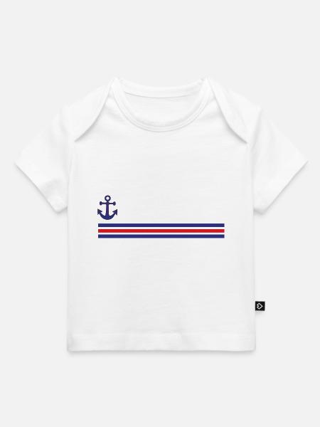 Matrosen-Anker - Baby Premium Organic T-Shirt - Weiß