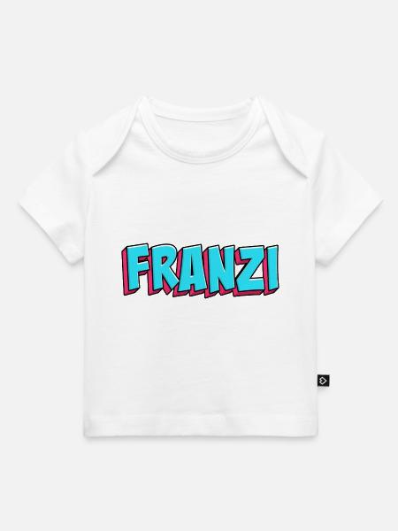 Name Motiv: Franzi - Baby Premium Organic T-Shirt - Weiß