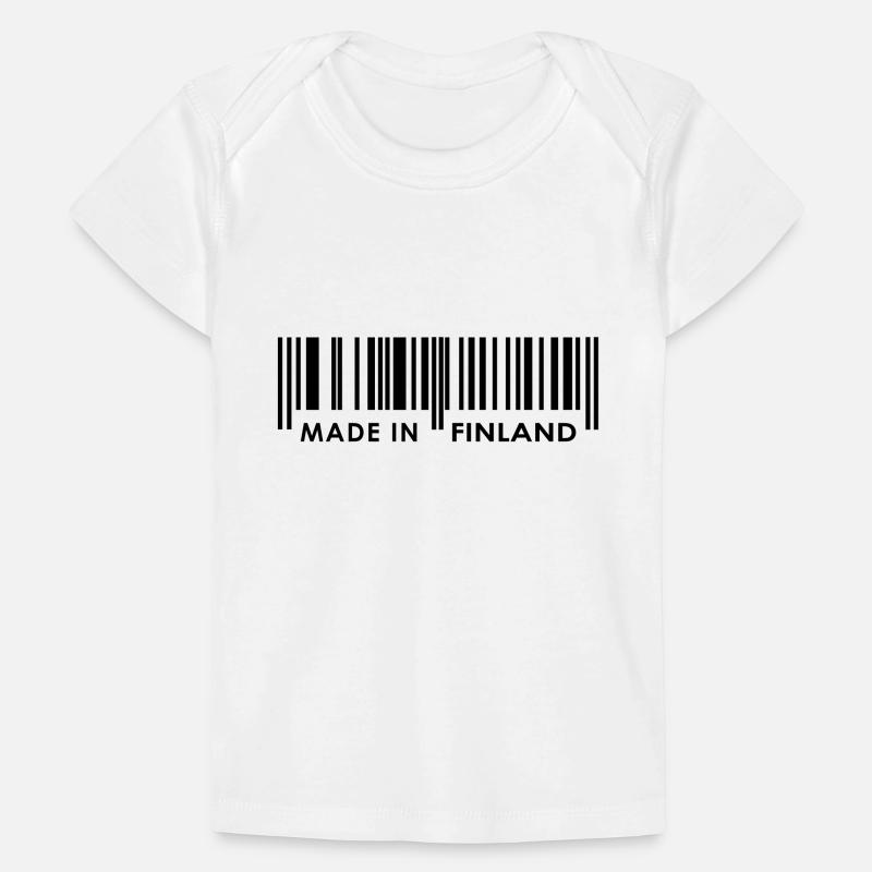 Bar code Made in Finland Baby Premium Organic T-shirt