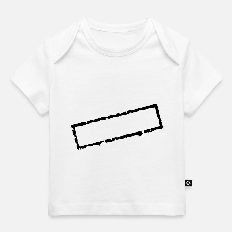stamp_I_vec_1 fr - T-shirt Premium bébé bio - blanc